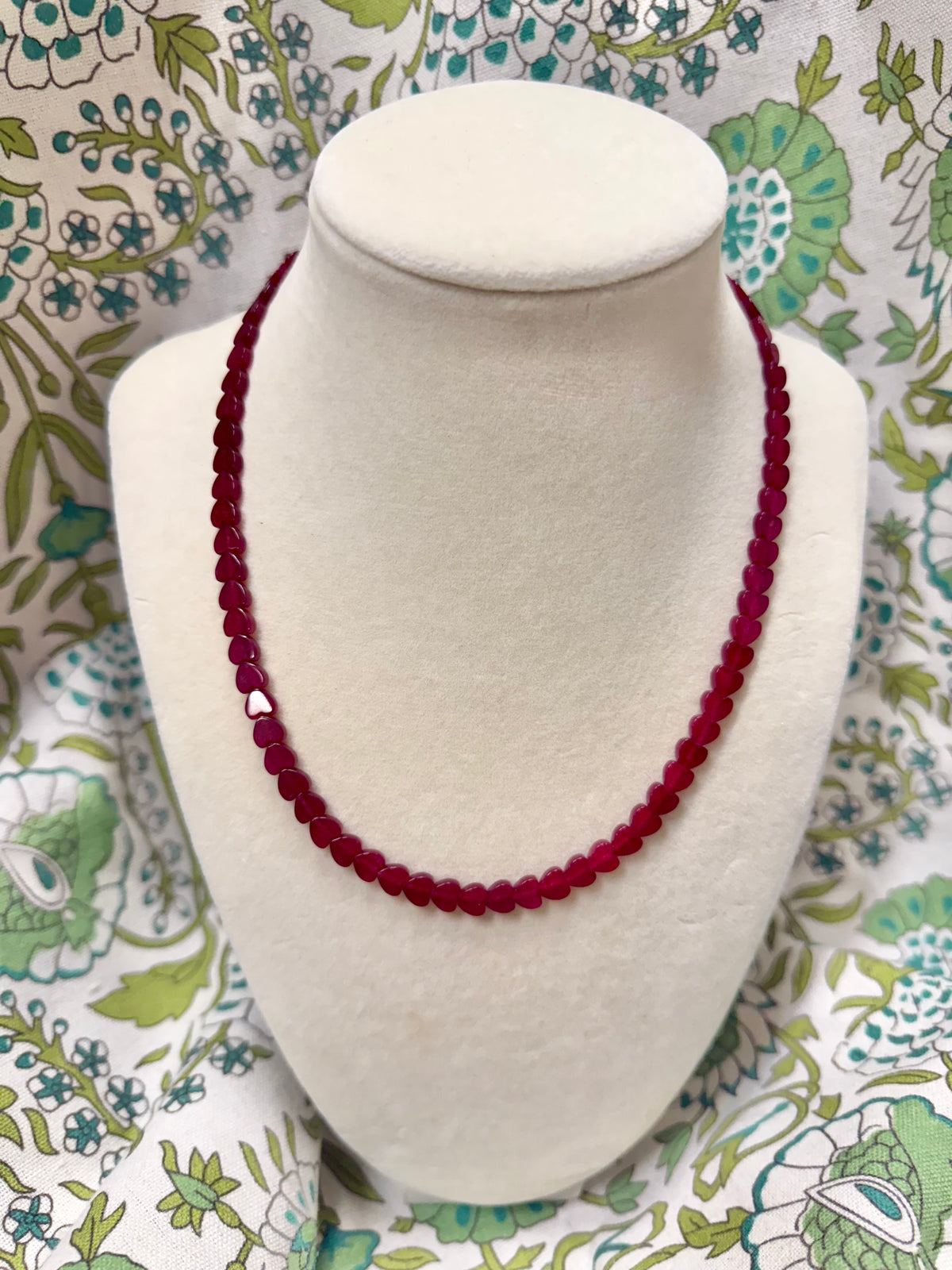 red agate hearts