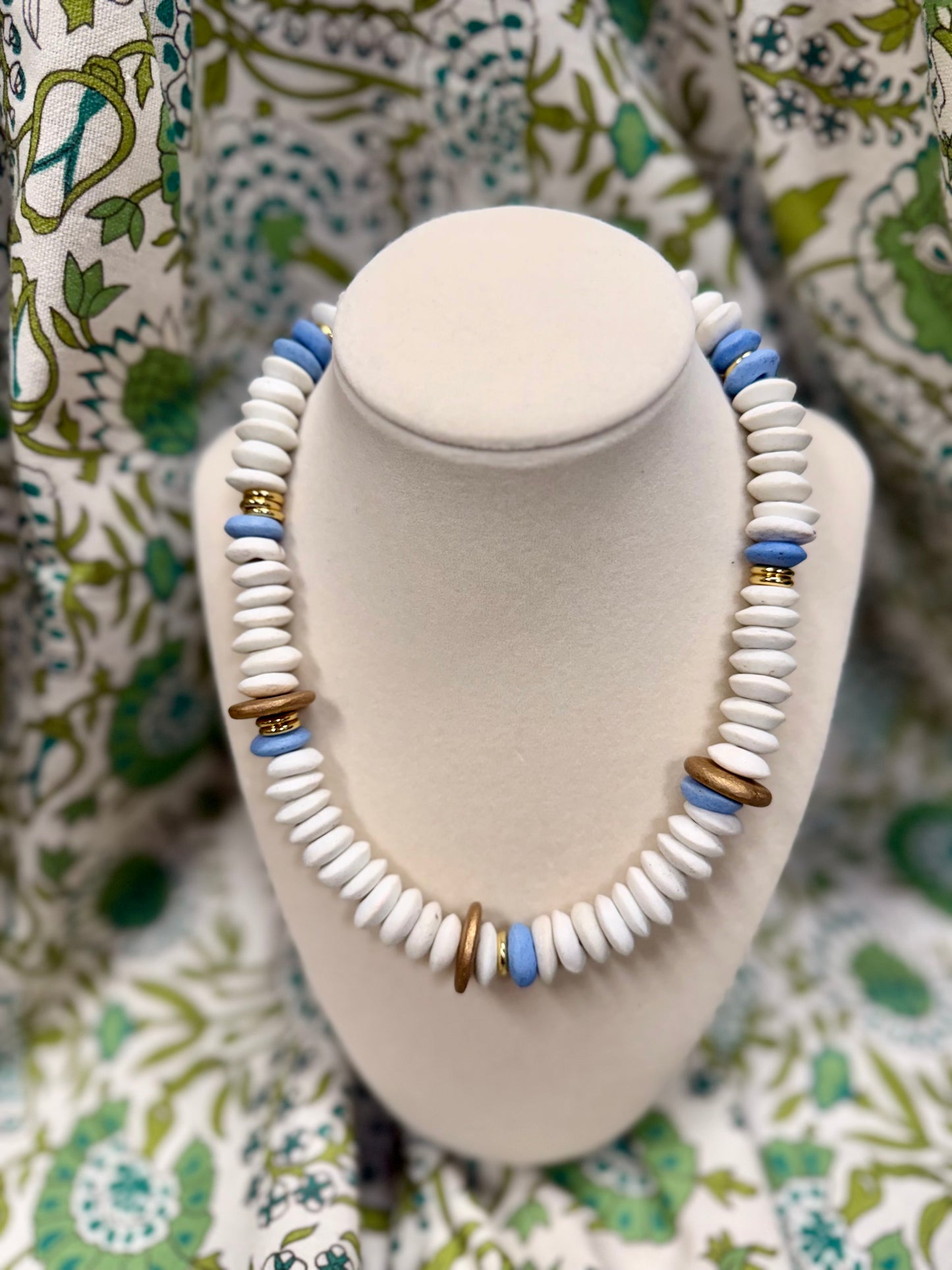 blue and white mix