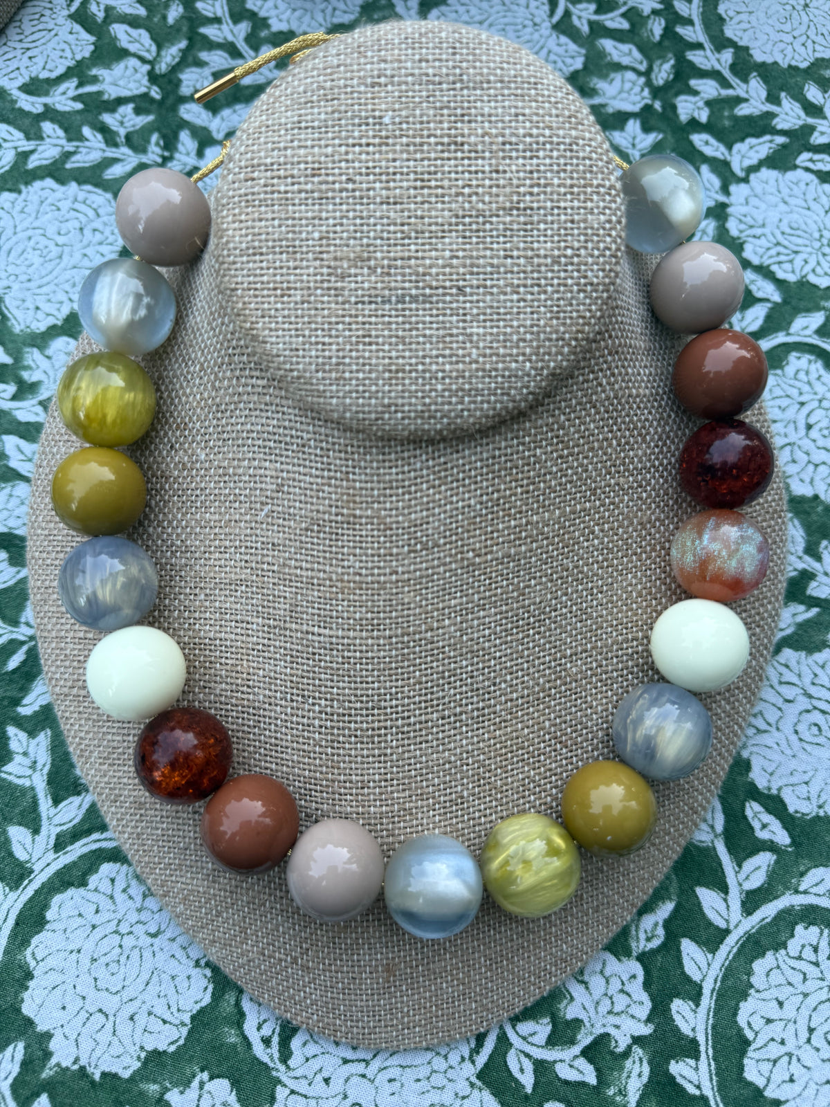 fall gumball necklace