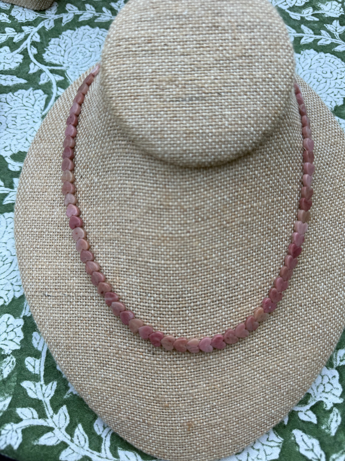 rhodonite hearts